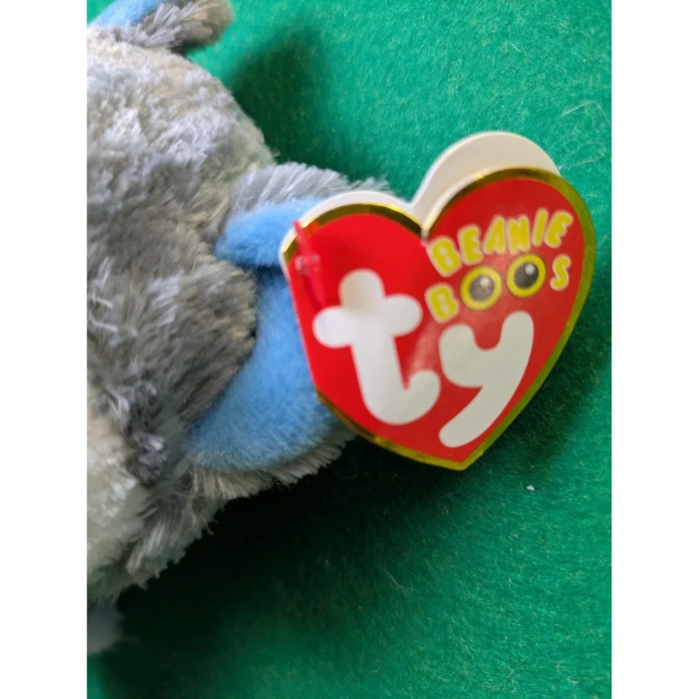 Ty Beanie Boos Slush Husky Gray White Blue Sled Dog‎ Plush 6